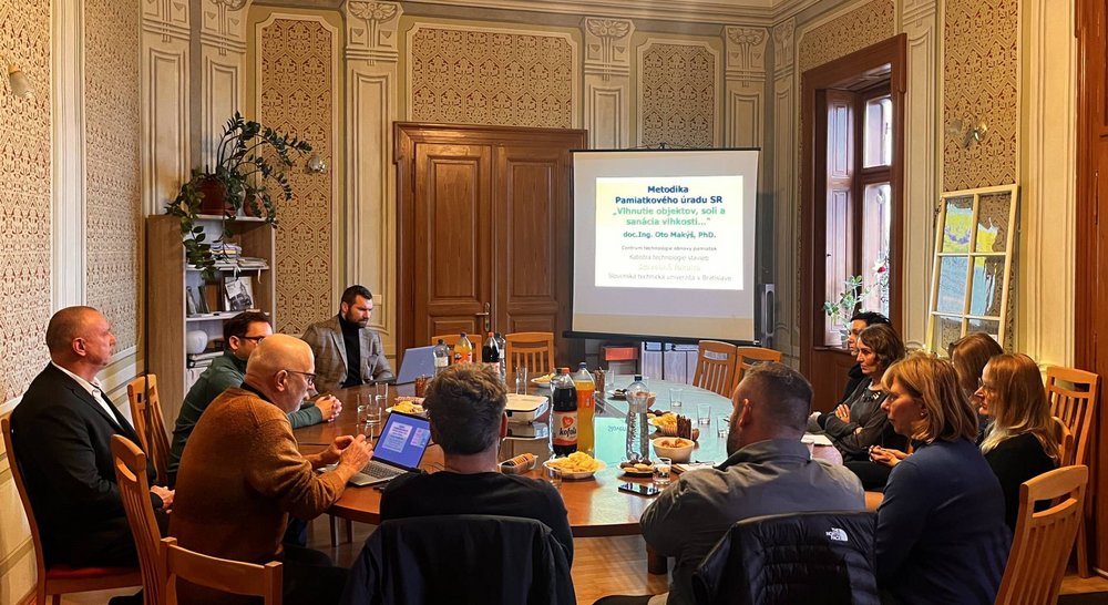 Workshop venovaný sanácii vlhkosti v pamiatkach, foto: Z. Holičková