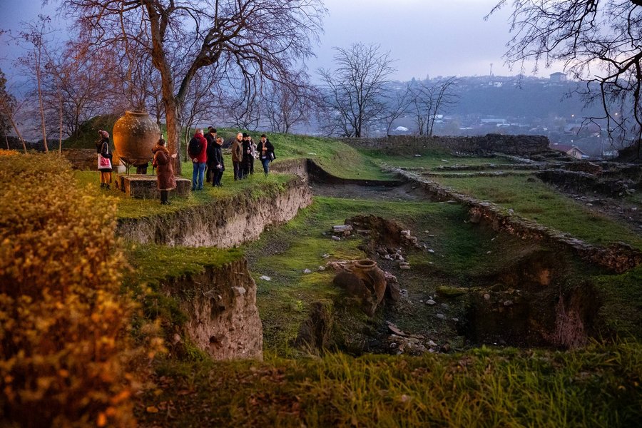 Návšteva antickej lokality Aegyssus nachádzajúcej sa na vrchu v meste Tulcea, zdroj: Institutul Național al Patrimoniului