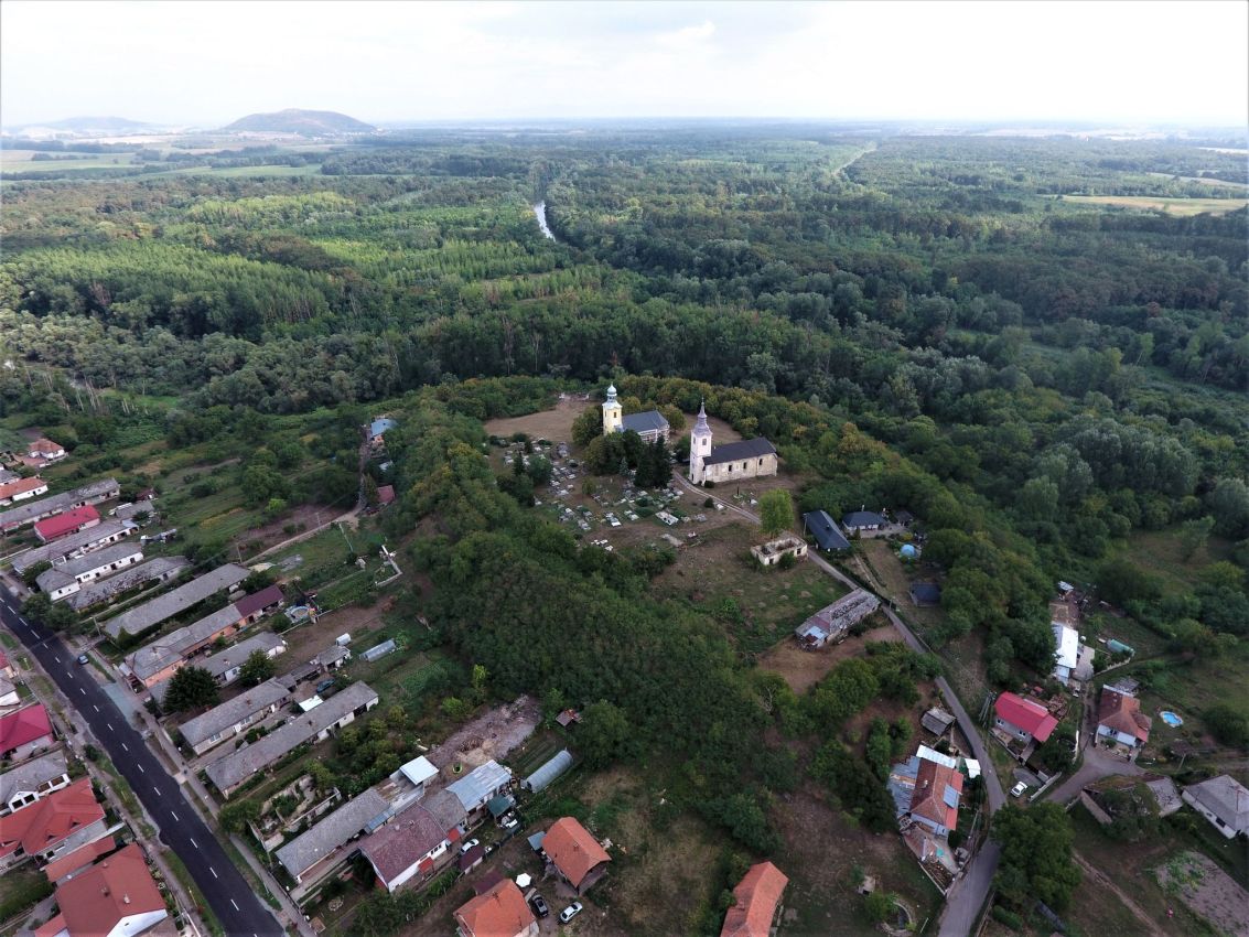 letecký pohľad na hradisko Zemplín. Autor: Arpád Balogh