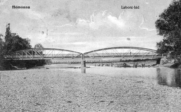 historická pohľadnica mostu zo začiatku 20. storočia